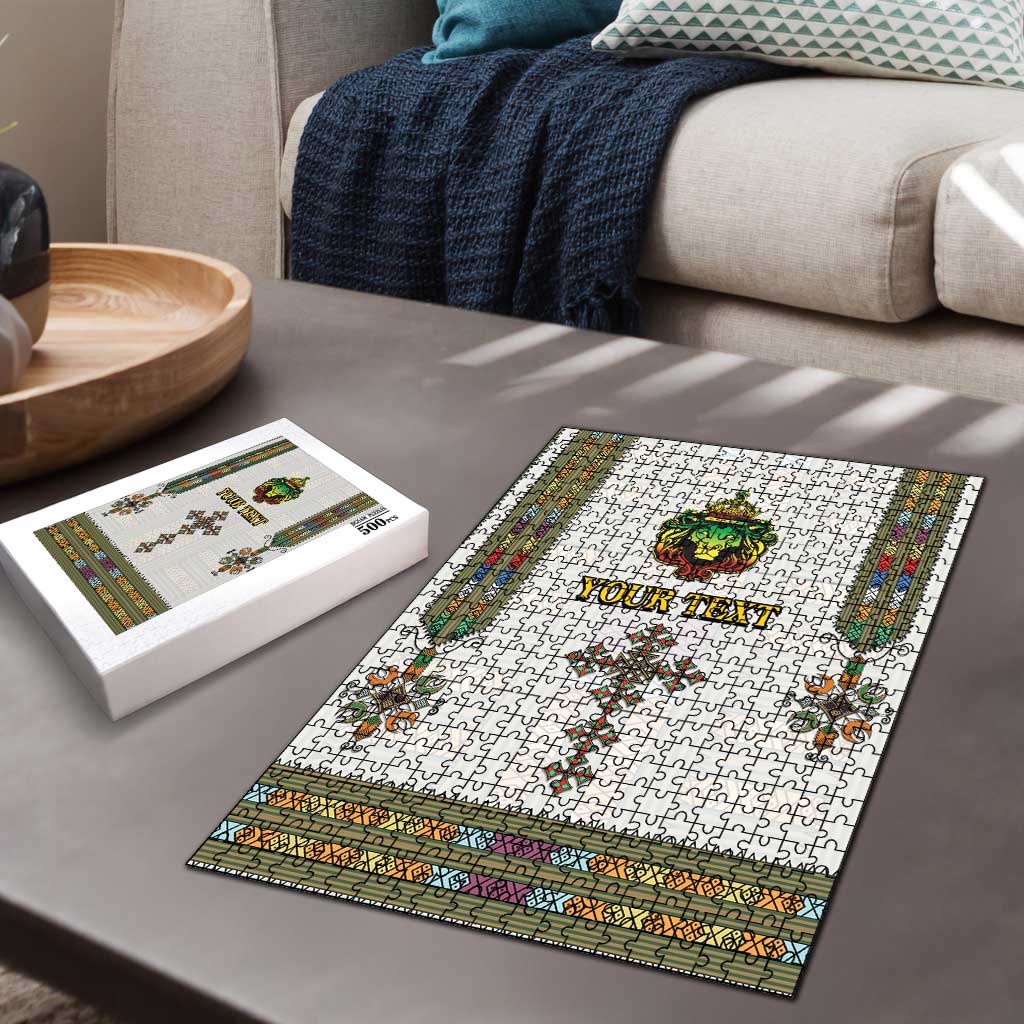 Personalized Ethiopia Lion Of Judah Puzzle Tibeb Style