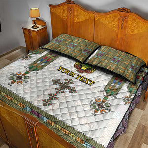 Personalized Ethiopia Lion Of Judah Quilt Bed Set Tibeb Style