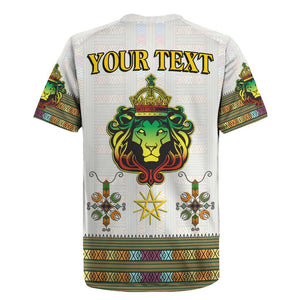 Personalized Ethiopia Lion Of Judah Rugby Jersey Tibeb Style