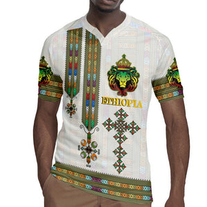 Personalized Ethiopia Lion Of Judah Rugby Jersey Tibeb Style