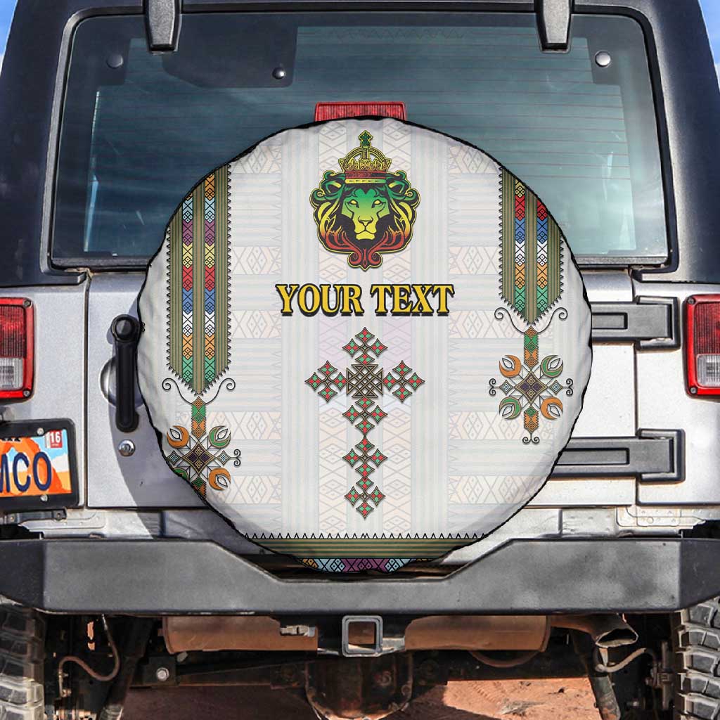 Personalized Ethiopia Lion Of Judah Spare Tire Cover Tibeb Style