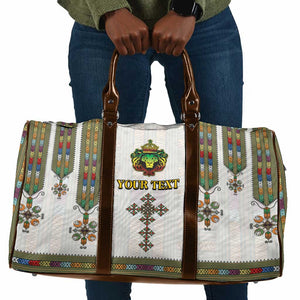 Personalized Ethiopia Lion Of Judah Travel Bag Tibeb Style