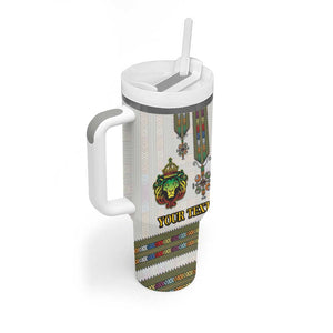 Personalized Ethiopia Lion Of Judah Tumbler With Handle Tibeb Style