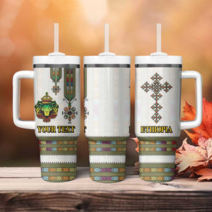 Personalized Ethiopia Lion Of Judah Tumbler With Handle Tibeb Style