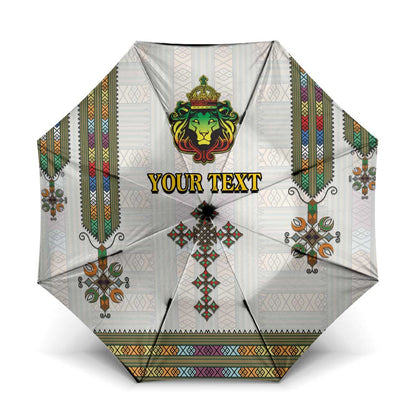 Personalized Ethiopia Lion Of Judah Umbrella Tibeb Style