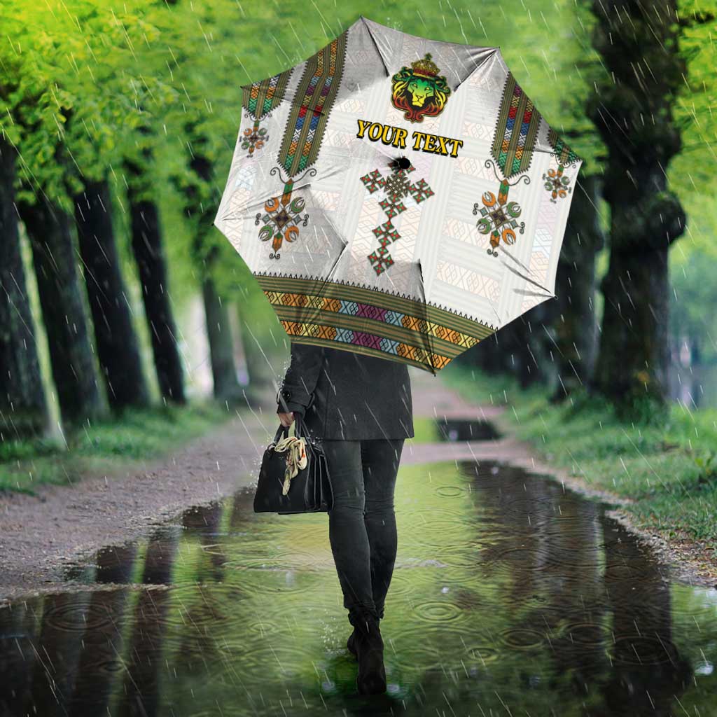 Personalized Ethiopia Lion Of Judah Umbrella Tibeb Style