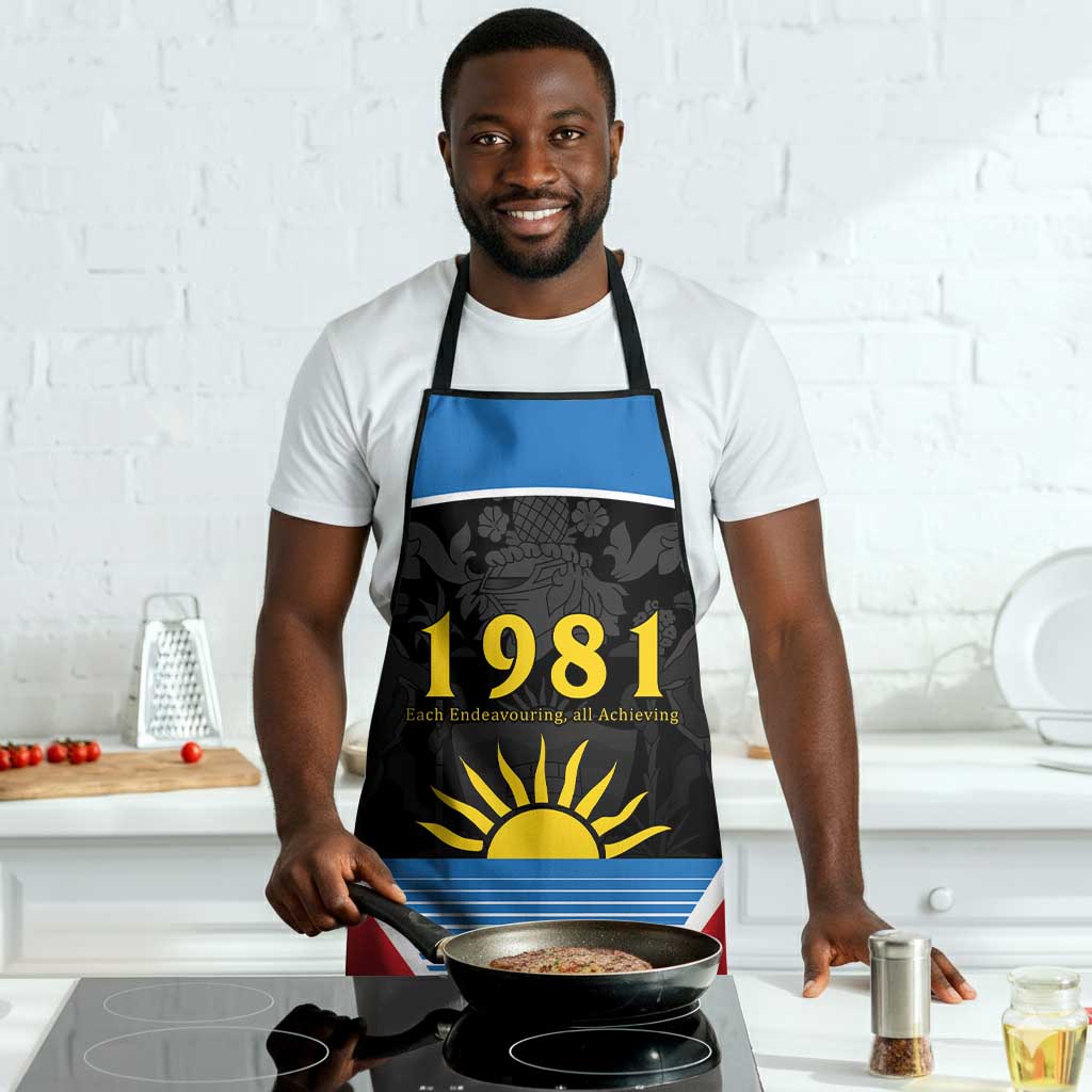 ‎Afro-Antiguans and Barbudans 1981 Apron Each Endeavouring All Achieving