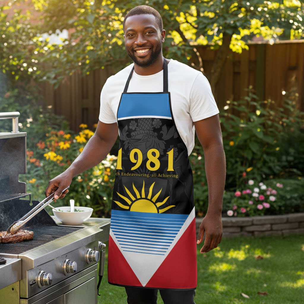 ‎Afro-Antiguans and Barbudans 1981 Apron Each Endeavouring All Achieving