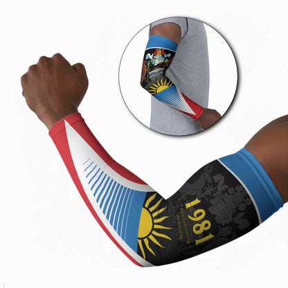 ‎Afro-Antiguans and Barbudans 1981 Arm Sleeves Each Endeavouring All Achieving