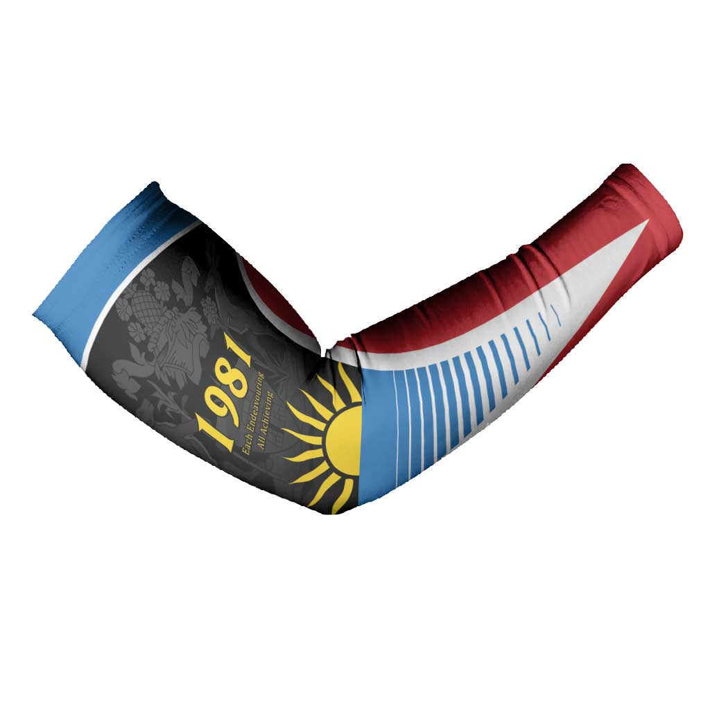 ‎Afro-Antiguans and Barbudans 1981 Arm Sleeves Each Endeavouring All Achieving