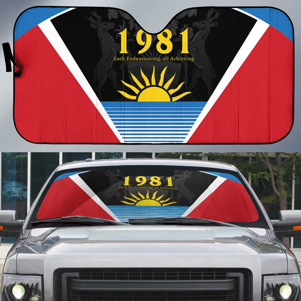 ‎Afro-Antiguans and Barbudans 1981 Auto Sun Shade Each Endeavouring All Achieving