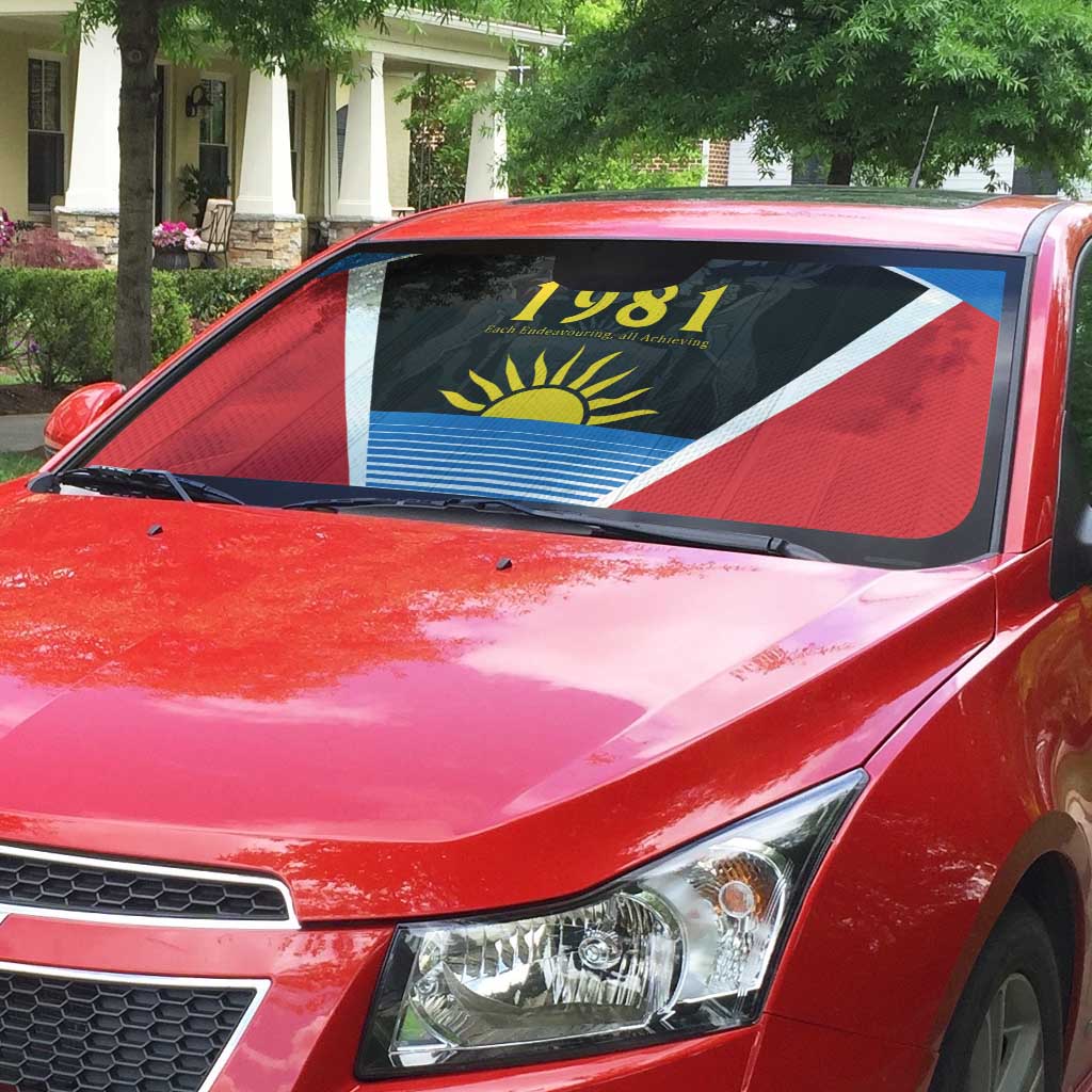 ‎Afro-Antiguans and Barbudans 1981 Auto Sun Shade Each Endeavouring All Achieving