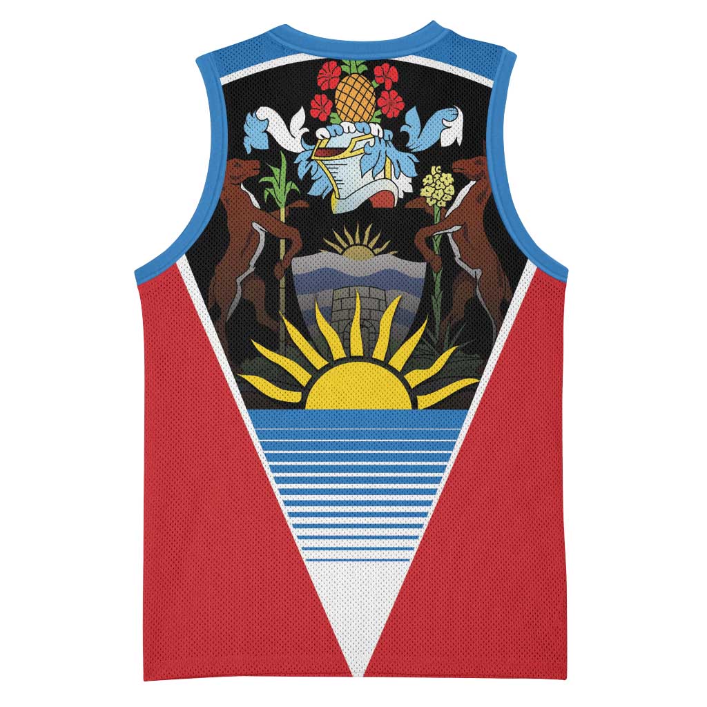 Afro-Antiguans and Barbudans 1981 Basketball Jersey Each Endeavouring All Achieving LT9