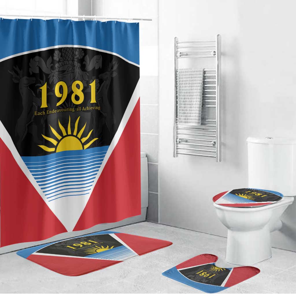 ‎Afro-Antiguans and Barbudans 1981 Bathroom Set Each Endeavouring All Achieving