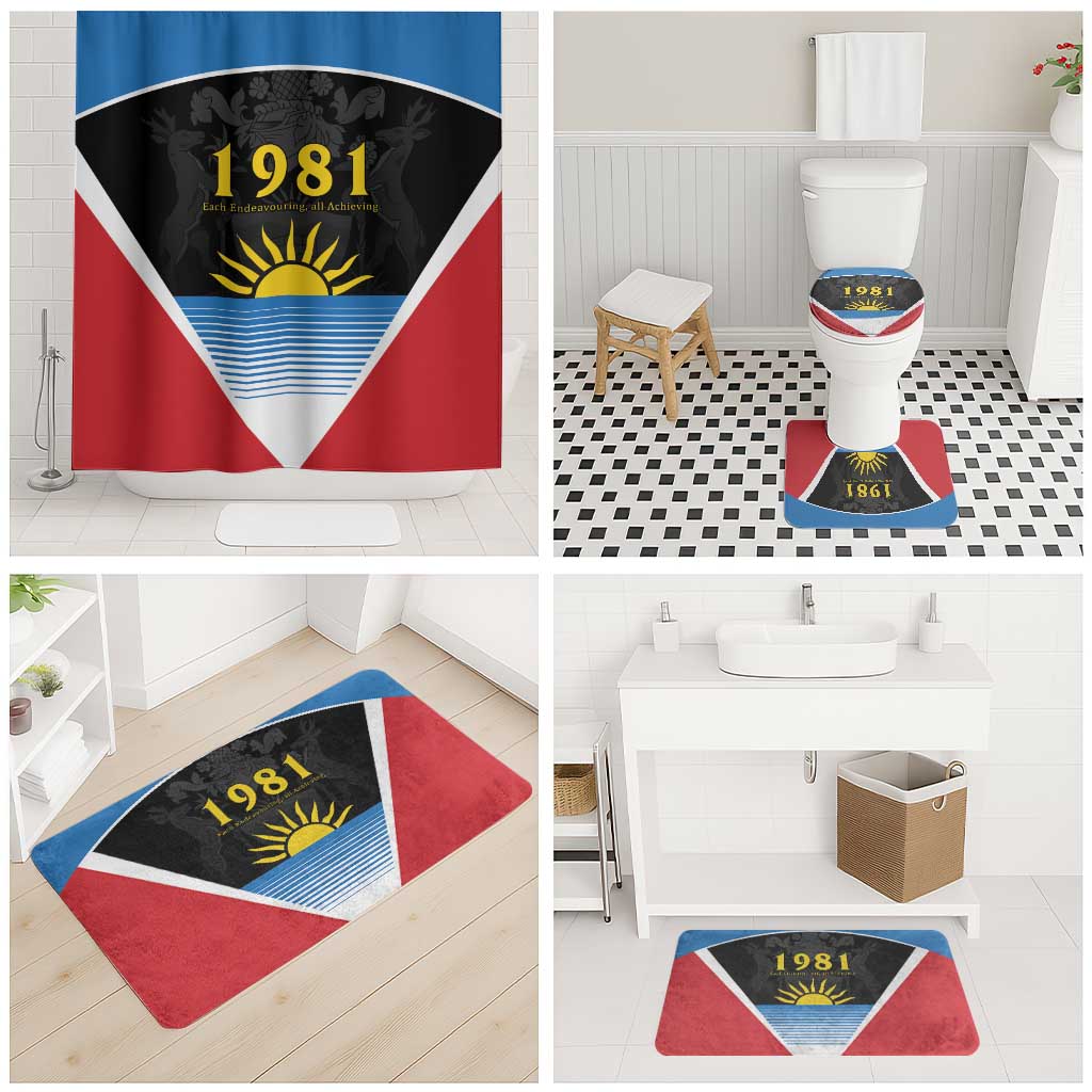‎Afro-Antiguans and Barbudans 1981 Bathroom Set Each Endeavouring All Achieving
