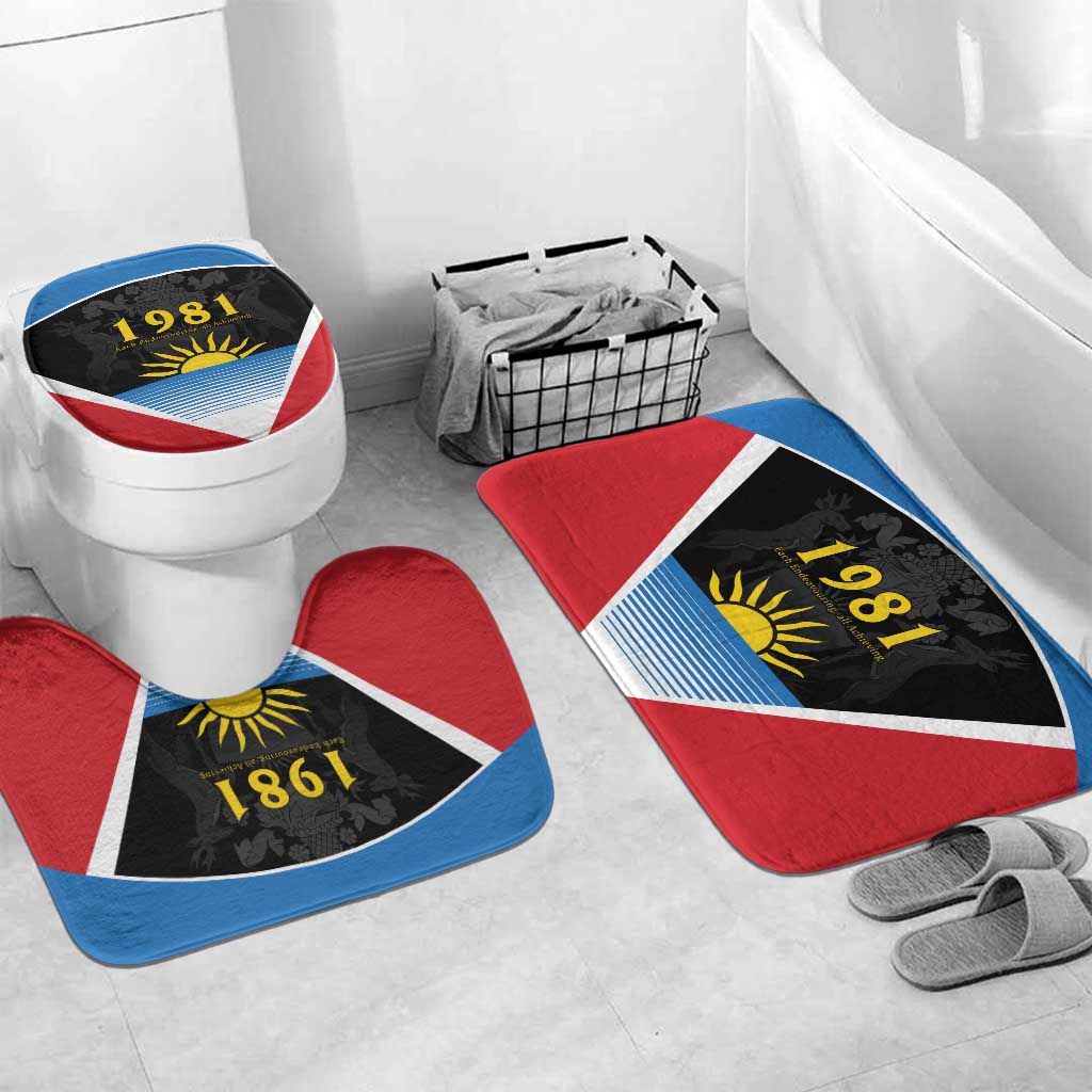 ‎Afro-Antiguans and Barbudans 1981 Bathroom Set Each Endeavouring All Achieving