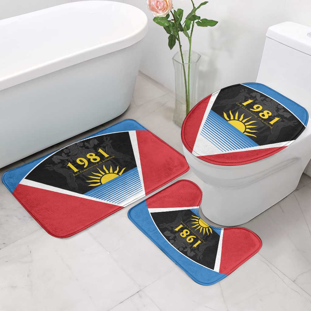 ‎Afro-Antiguans and Barbudans 1981 Bathroom Set Each Endeavouring All Achieving