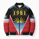 ‎Afro-Antiguans and Barbudans 1981 Bomber Puffer Jacket Each Endeavouring All Achieving