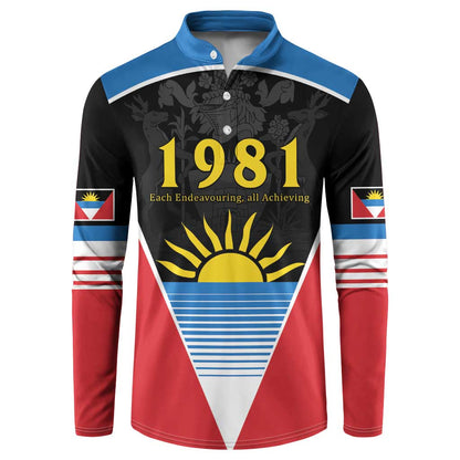 ‎Afro-Antiguans and Barbudans 1981 Button Sweatshirt Each Endeavouring All Achieving