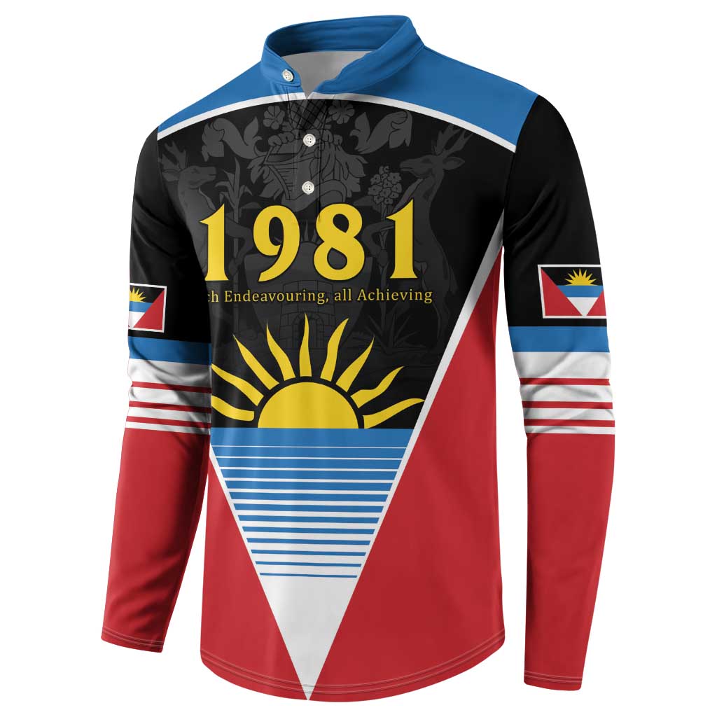 ‎Afro-Antiguans and Barbudans 1981 Button Sweatshirt Each Endeavouring All Achieving