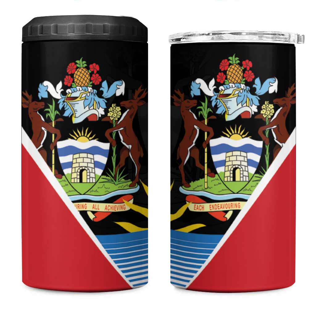 ‎Afro-Antiguans and Barbudans 1981 4 in 1 Can Cooler Tumbler Each Endeavouring All Achieving