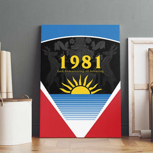 ‎Afro-Antiguans and Barbudans 1981 Canvas Wall Art Each Endeavouring All Achieving