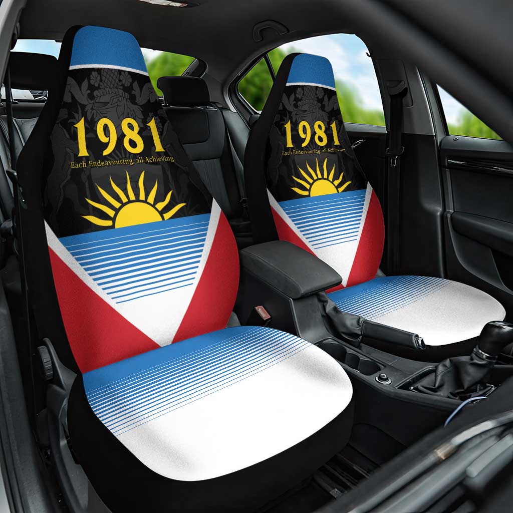 ‎Afro-Antiguans and Barbudans 1981 Car Seat Cover Each Endeavouring All Achieving