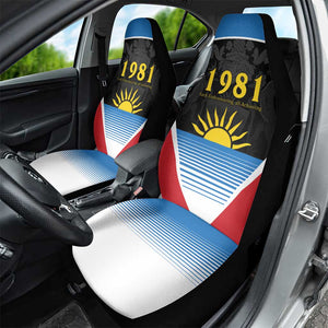 ‎Afro-Antiguans and Barbudans 1981 Car Seat Cover Each Endeavouring All Achieving