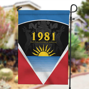 ‎Afro-Antiguans and Barbudans 1981 Garden Flag Each Endeavouring All Achieving