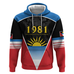 ‎Afro-Antiguans and Barbudans 1981 Hoodie Each Endeavouring All Achieving