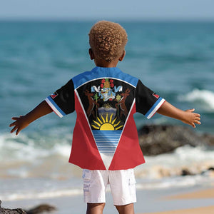 ‎Afro-Antiguans and Barbudans 1981 Kid Hawaiian Shirt Each Endeavouring All Achieving