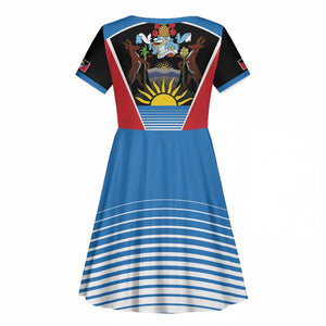 ‎Afro-Antiguans and Barbudans 1981 Kid Short Sleeve Dress Each Endeavouring All Achieving