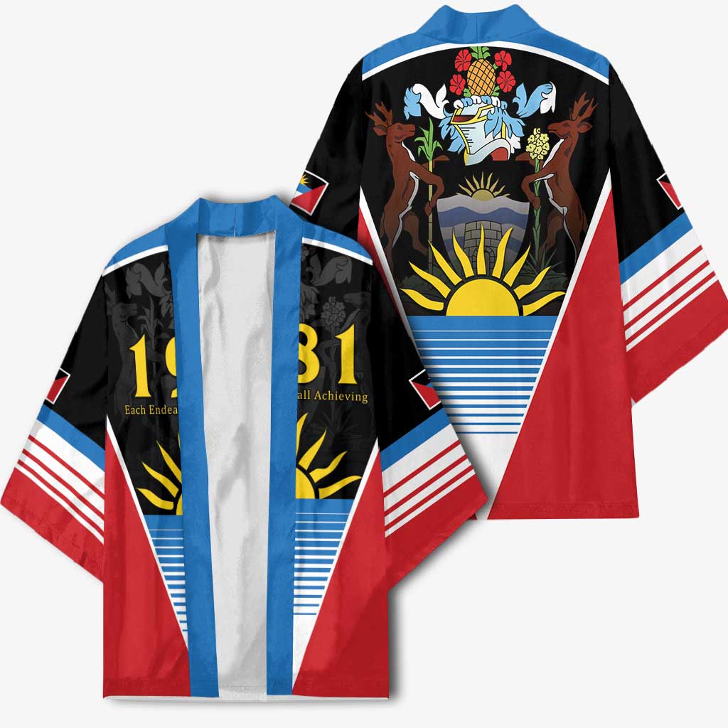 ‎Afro-Antiguans and Barbudans 1981 Kimono Each Endeavouring All Achieving