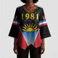 ‎Afro-Antiguans and Barbudans 1981 Kimono Sleeve Blouse Each Endeavouring All Achieving