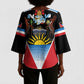 ‎Afro-Antiguans and Barbudans 1981 Kimono Sleeve Blouse Each Endeavouring All Achieving