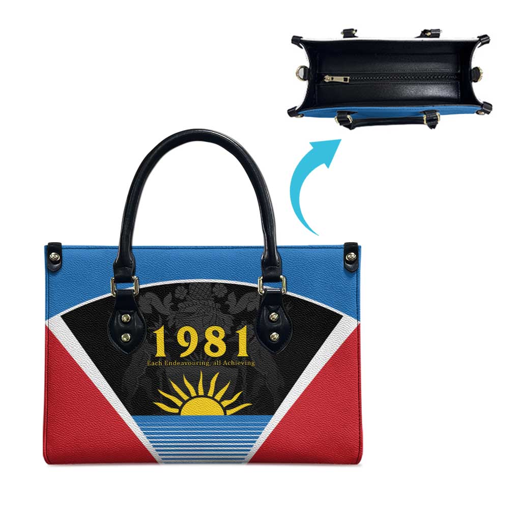 ‎Afro-Antiguans and Barbudans 1981 Leather Bag Each Endeavouring All Achieving