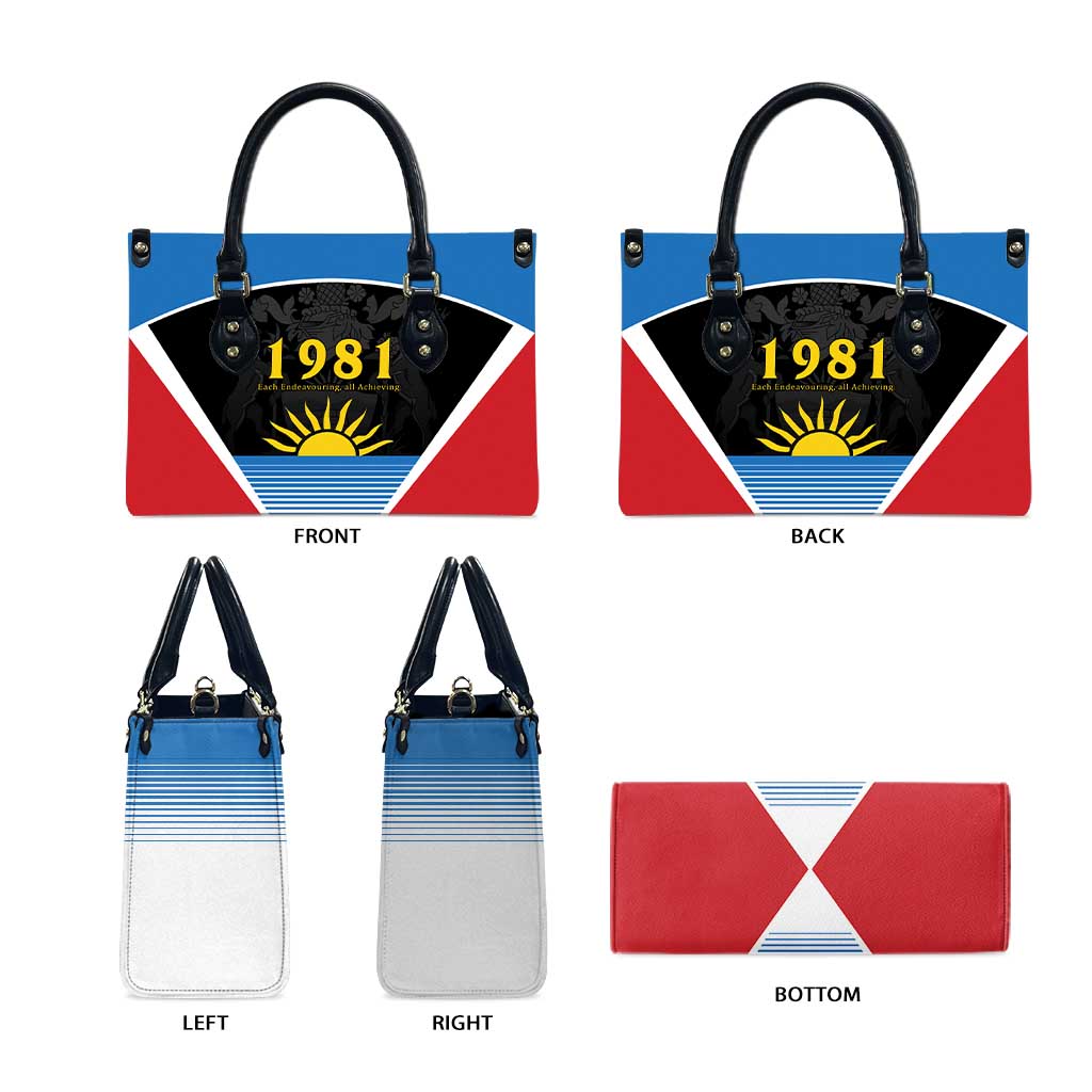 ‎Afro-Antiguans and Barbudans 1981 Leather Bag Each Endeavouring All Achieving