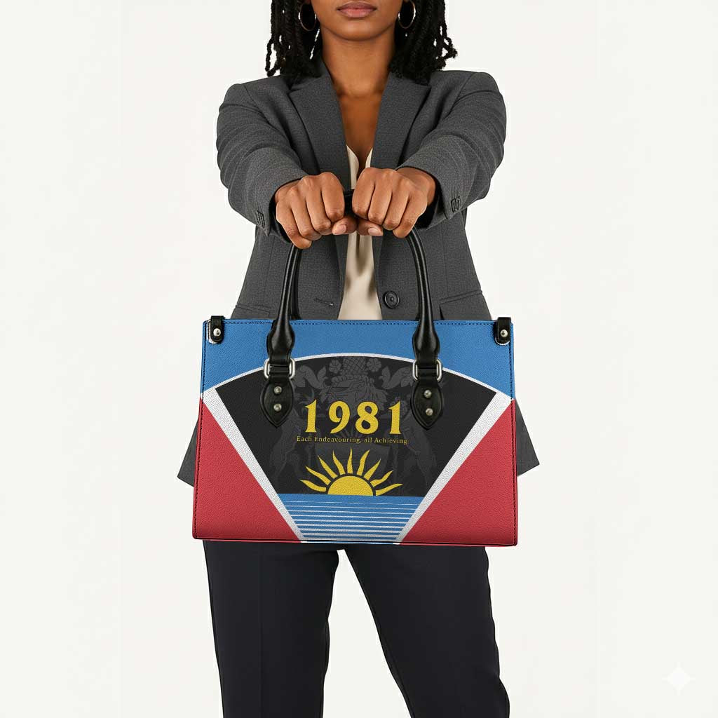 ‎Afro-Antiguans and Barbudans 1981 Leather Bag Each Endeavouring All Achieving
