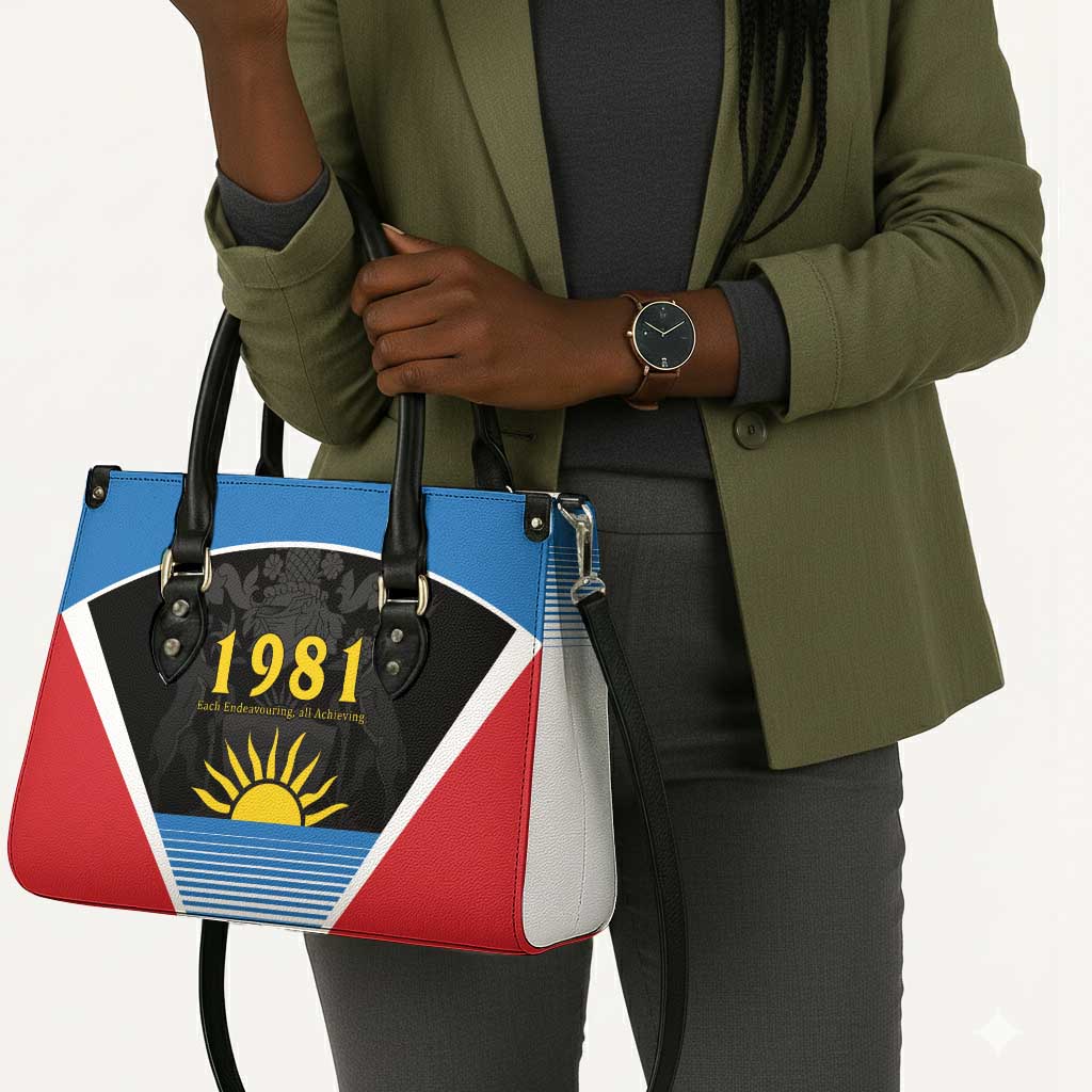 ‎Afro-Antiguans and Barbudans 1981 Leather Bag Each Endeavouring All Achieving