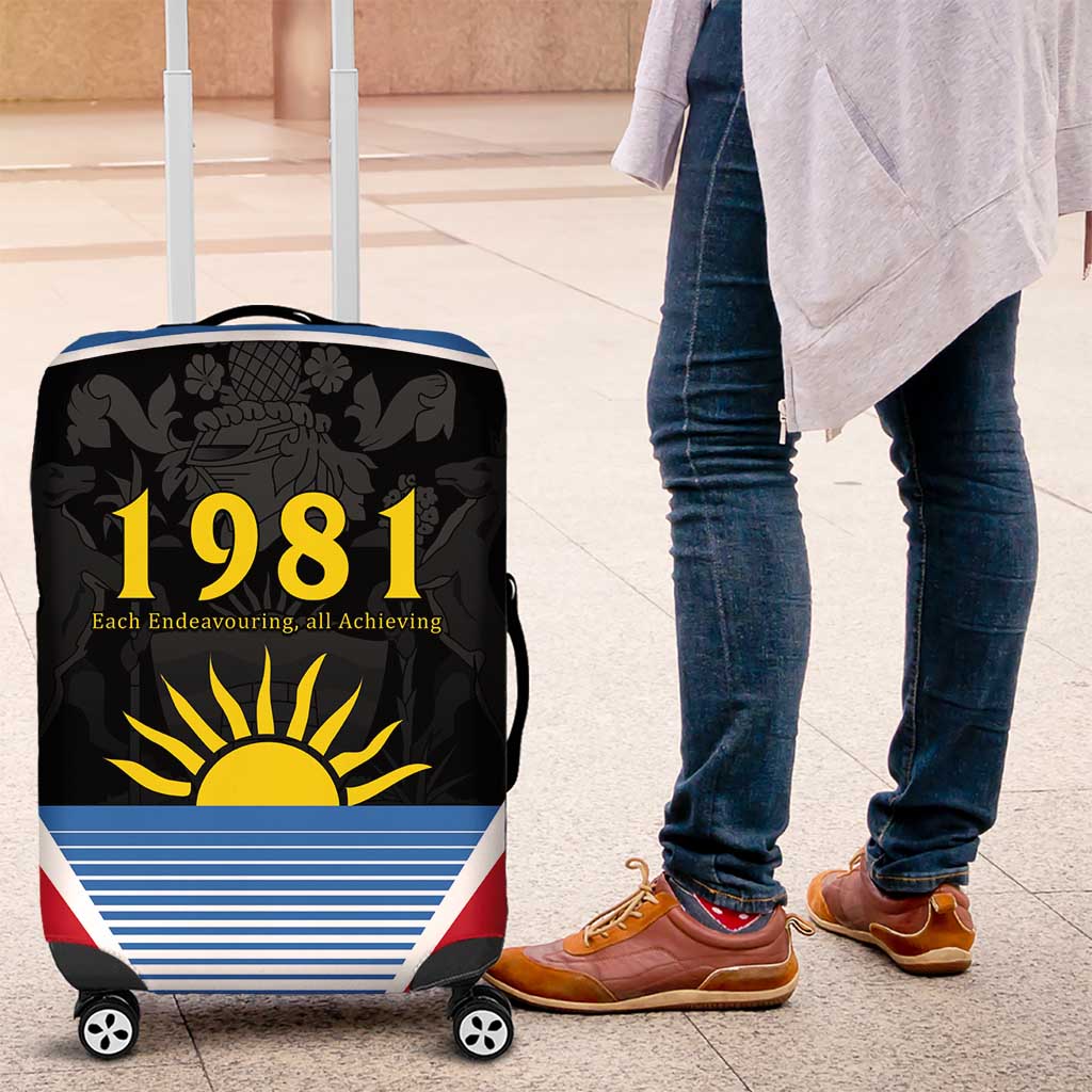 ‎Afro-Antiguans and Barbudans 1981 Luggage Cover Each Endeavouring All Achieving