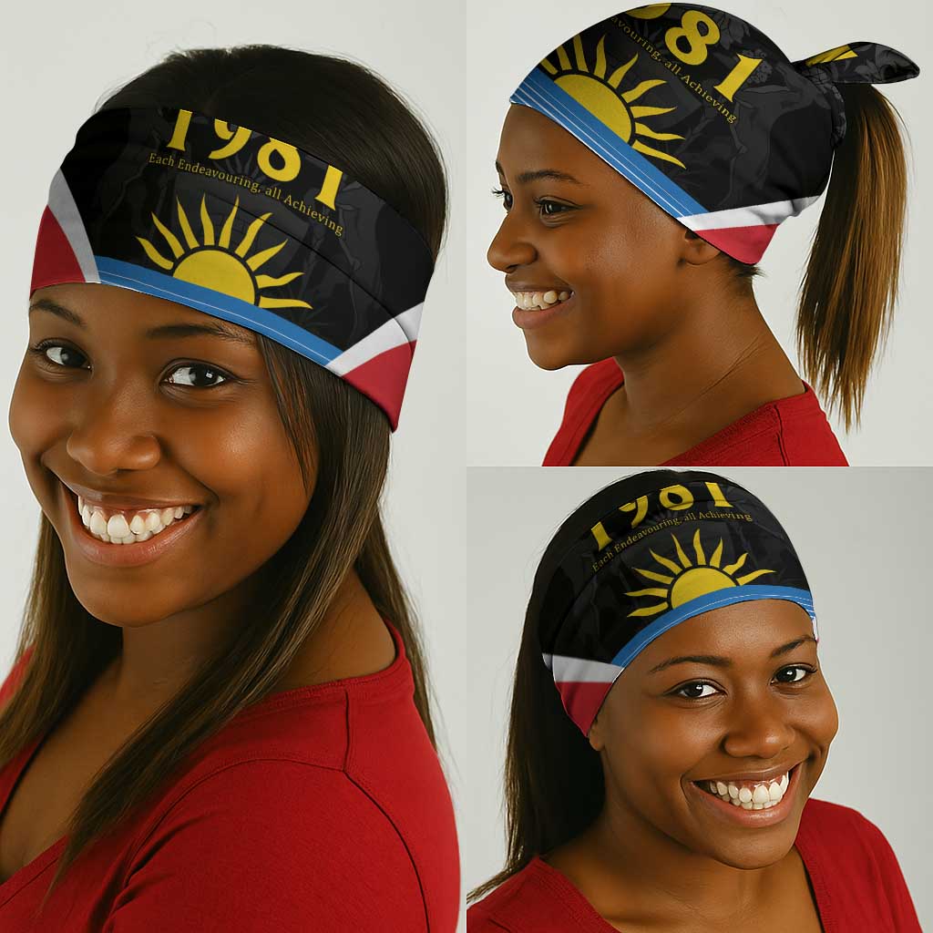 ‎Afro-Antiguans and Barbudans 1981 Neck Gaiter Each Endeavouring All Achieving LT9