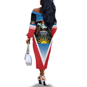 ‎Afro-Antiguans and Barbudans 1981 Off The Shoulder Long Sleeve Dress Each Endeavouring All Achieving