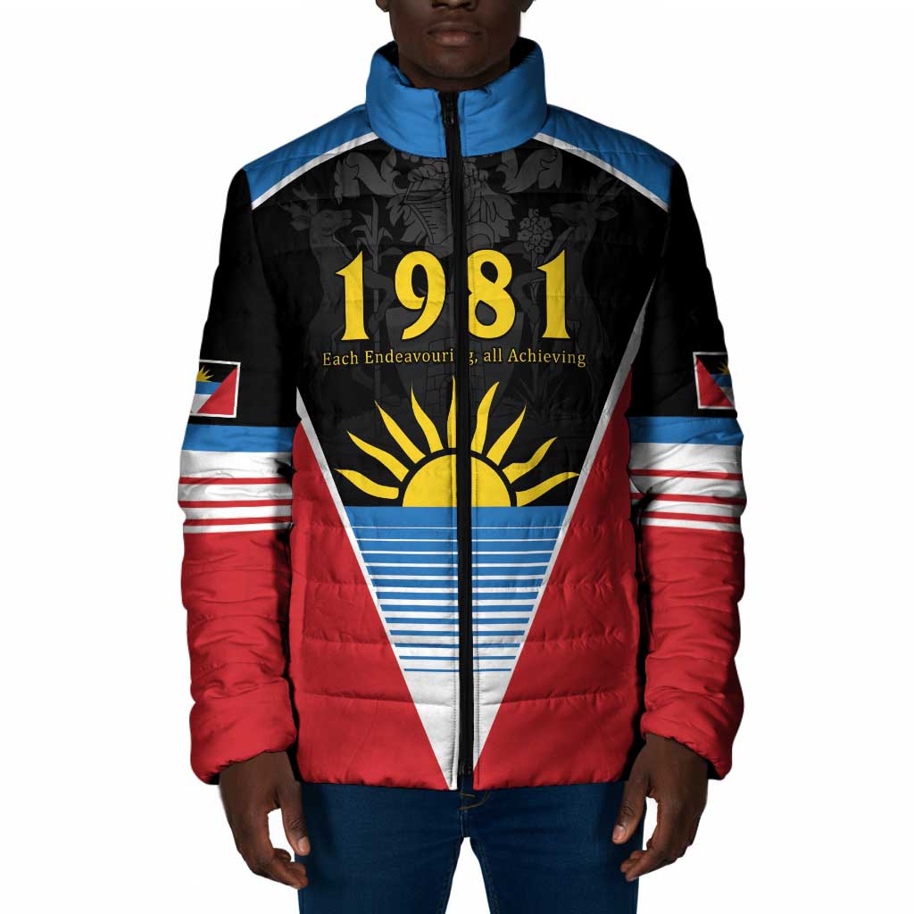 ‎Afro-Antiguans and Barbudans 1981 Padded Jacket Each Endeavouring All Achieving