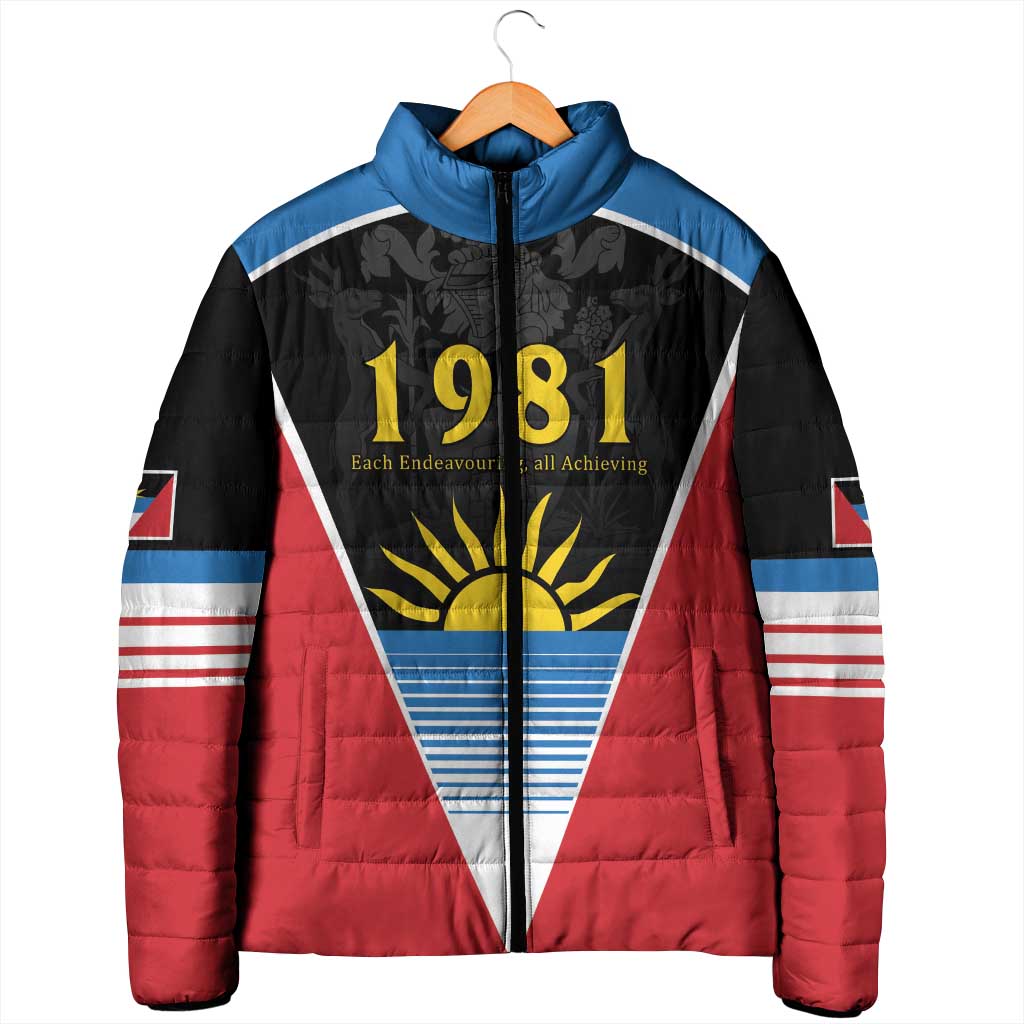 ‎Afro-Antiguans and Barbudans 1981 Padded Jacket Each Endeavouring All Achieving