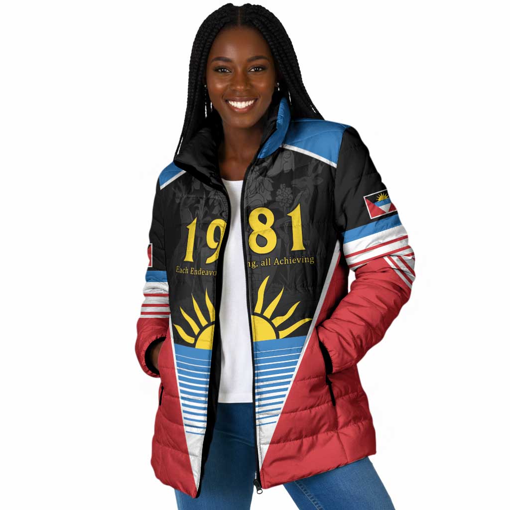‎Afro-Antiguans and Barbudans 1981 Padded Jacket Each Endeavouring All Achieving