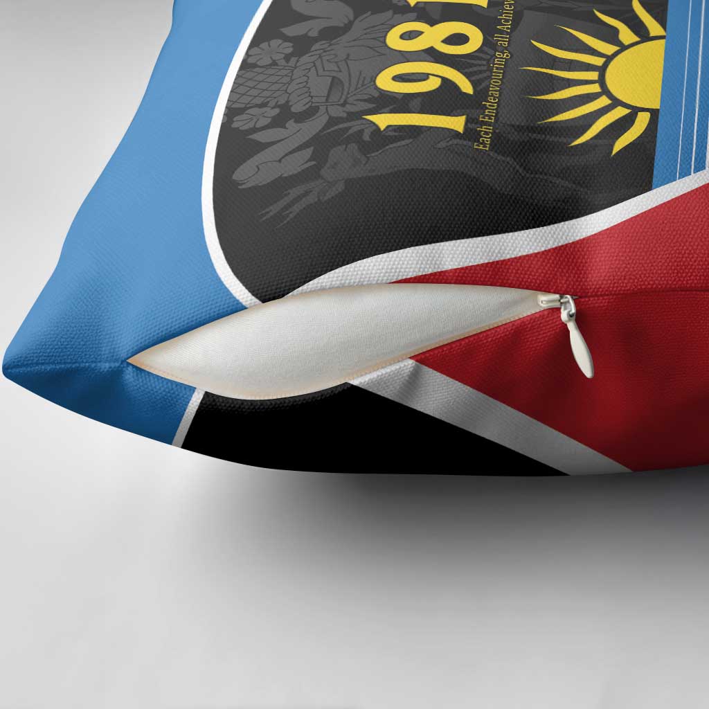 ‎Afro-Antiguans and Barbudans 1981 Pillow Cover Each Endeavouring All Achieving