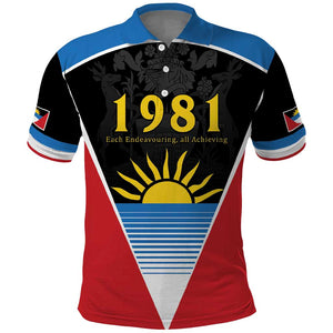 ‎Afro-Antiguans and Barbudans 1981 Polo Shirt Each Endeavouring All Achieving