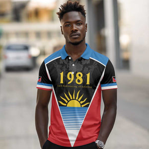 ‎Afro-Antiguans and Barbudans 1981 Polo Shirt Each Endeavouring All Achieving