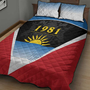 ‎Afro-Antiguans and Barbudans 1981 Quilt Bed Set Each Endeavouring All Achieving