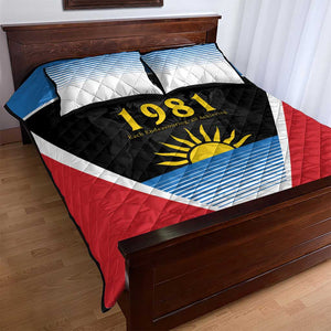 ‎Afro-Antiguans and Barbudans 1981 Quilt Bed Set Each Endeavouring All Achieving